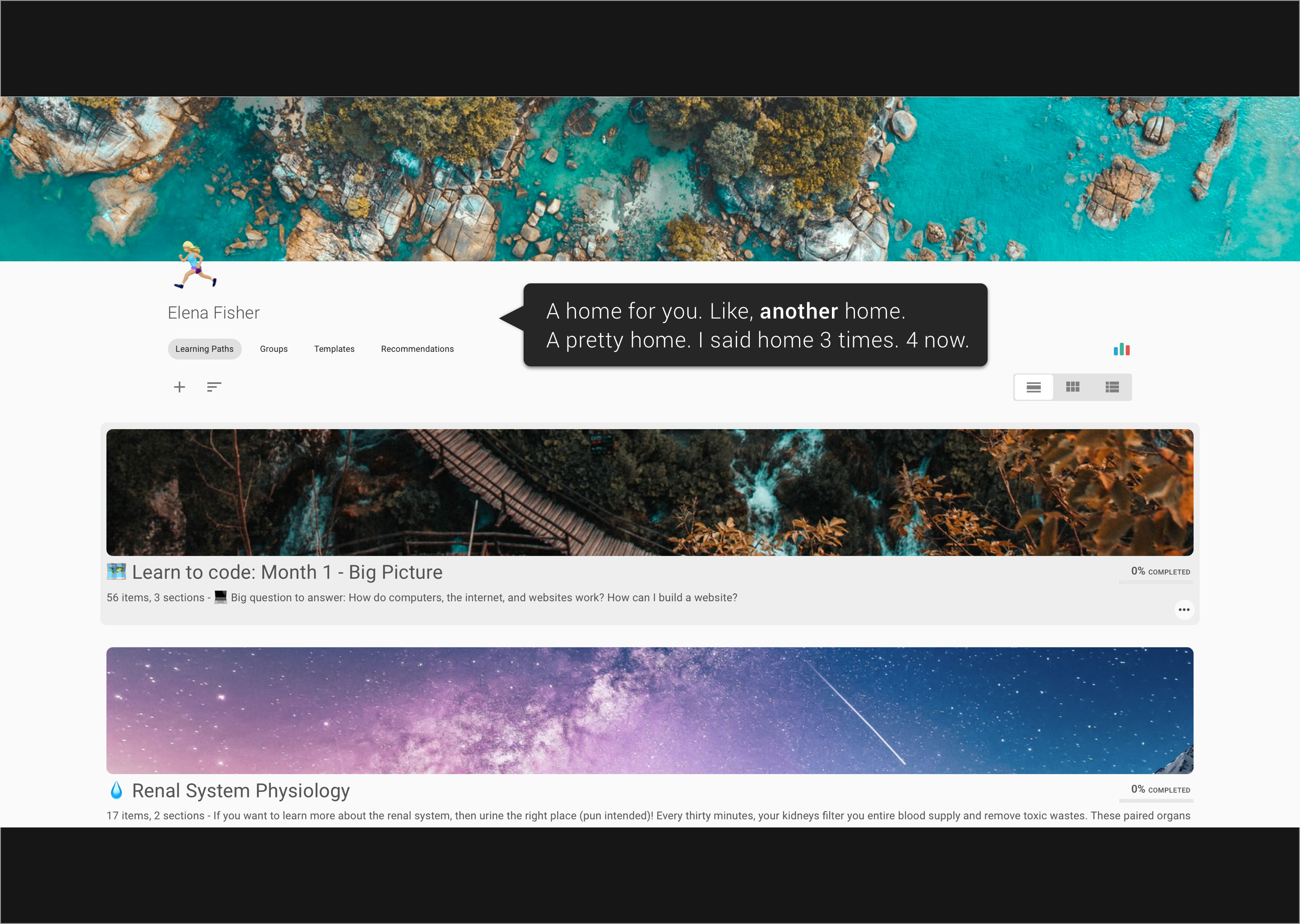 Curate your stuff beautifully